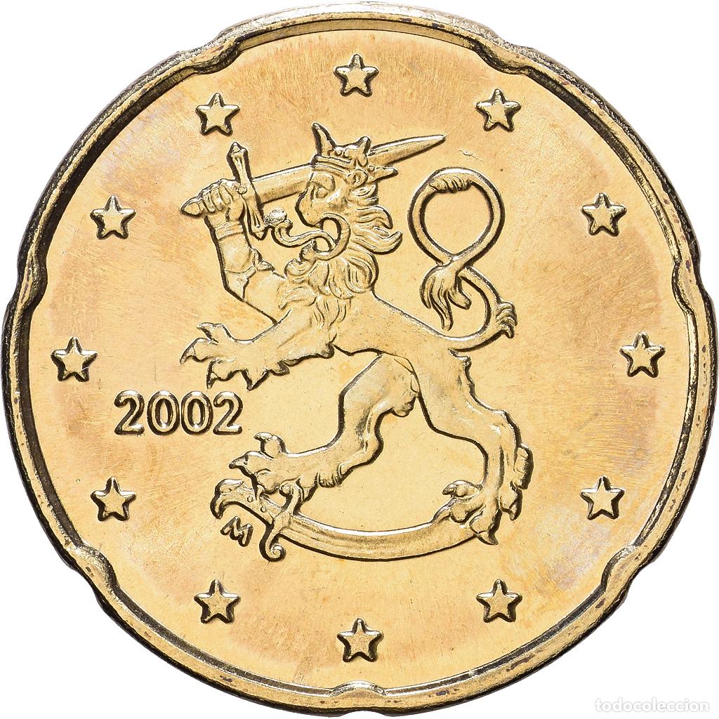 Monedas antiguas de Europa: [#1514172] Finlandia, 20 Centimes, 2002, Vantaa, Nordic gold, EBC+, KM:102