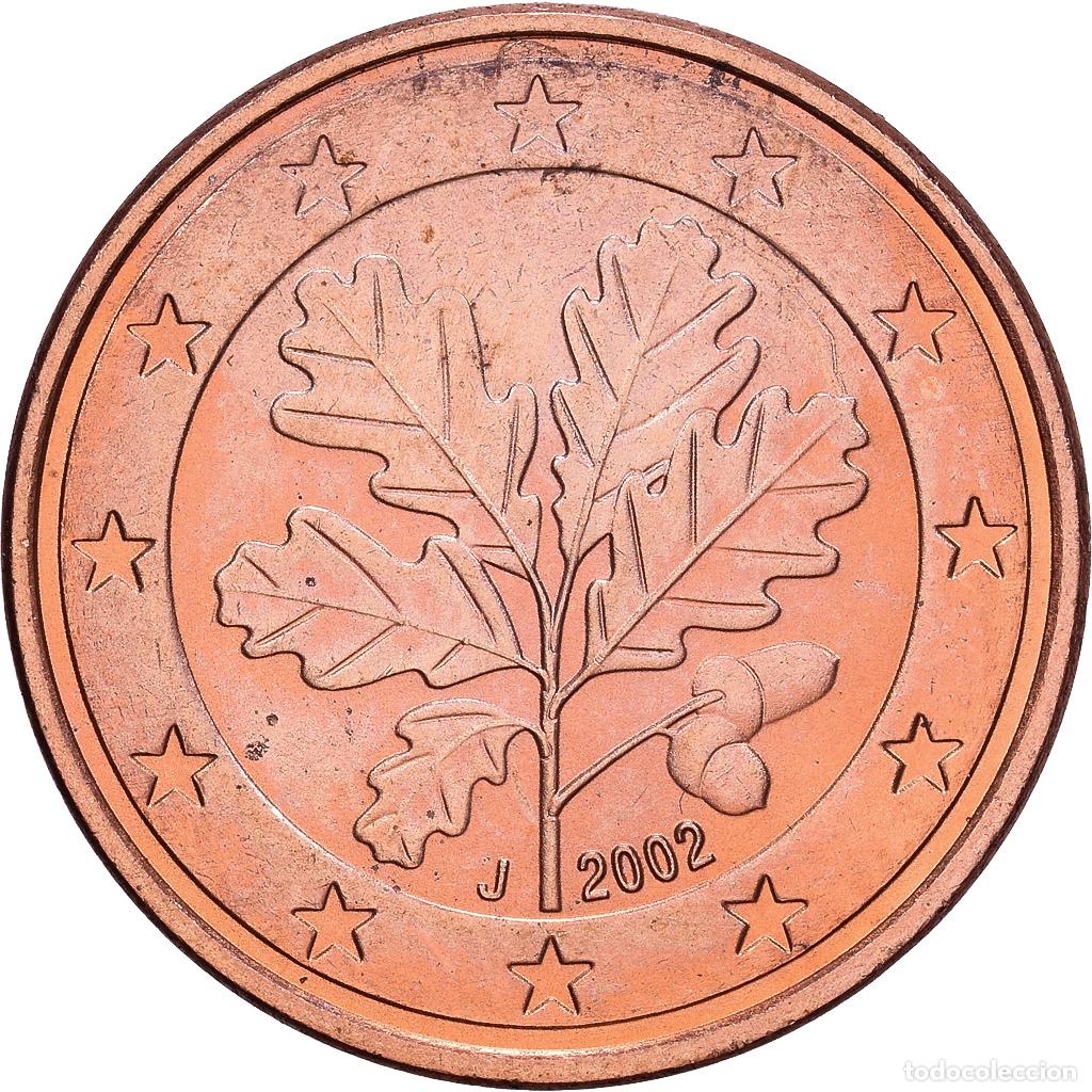 Monedas antiguas de Europa: [#1514235] Alemania, 5 Centimes, 2002, Hambourg, Acier plaqu&eacute; cuivre, EBC, KM:209