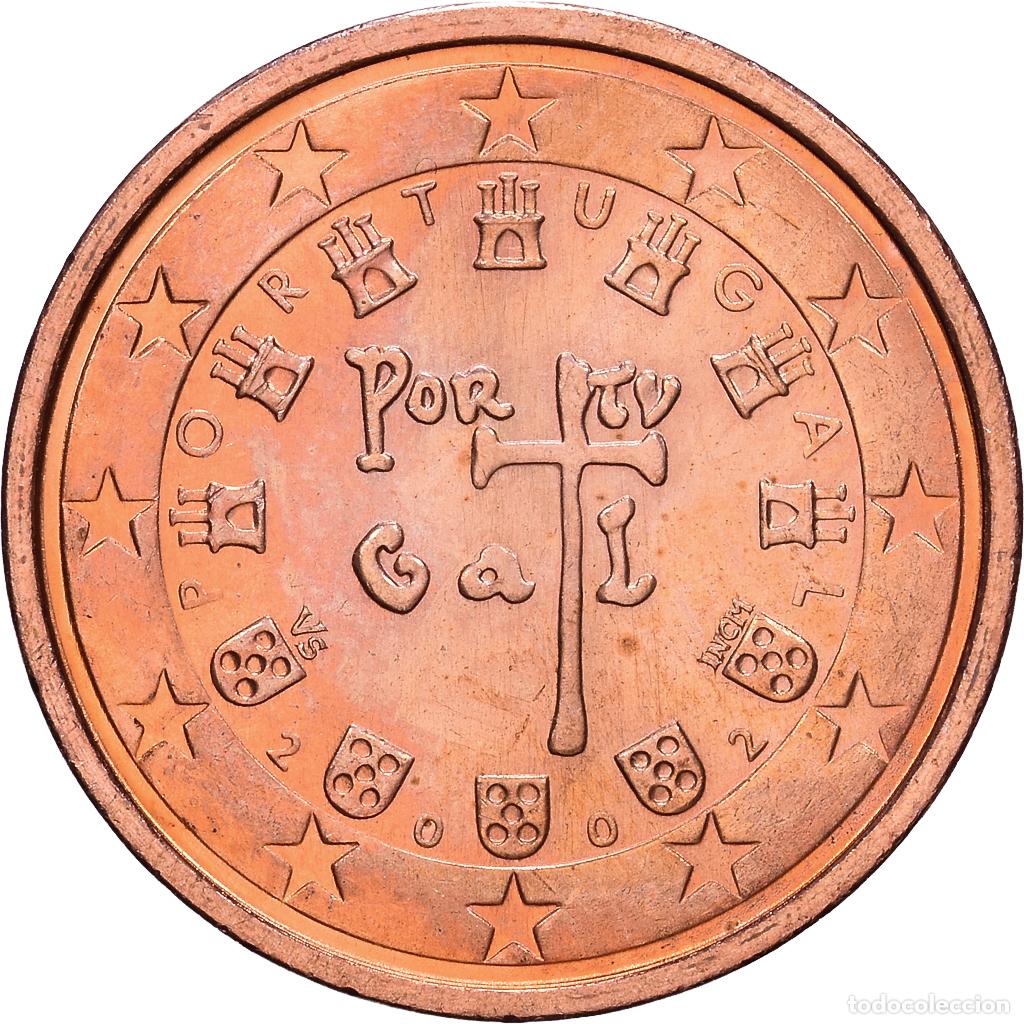 Monedas antiguas de Europa: [#1514243] Portugal, 2 Centimes, 2002, Lisbon, Cobre chapado en acero, EBC