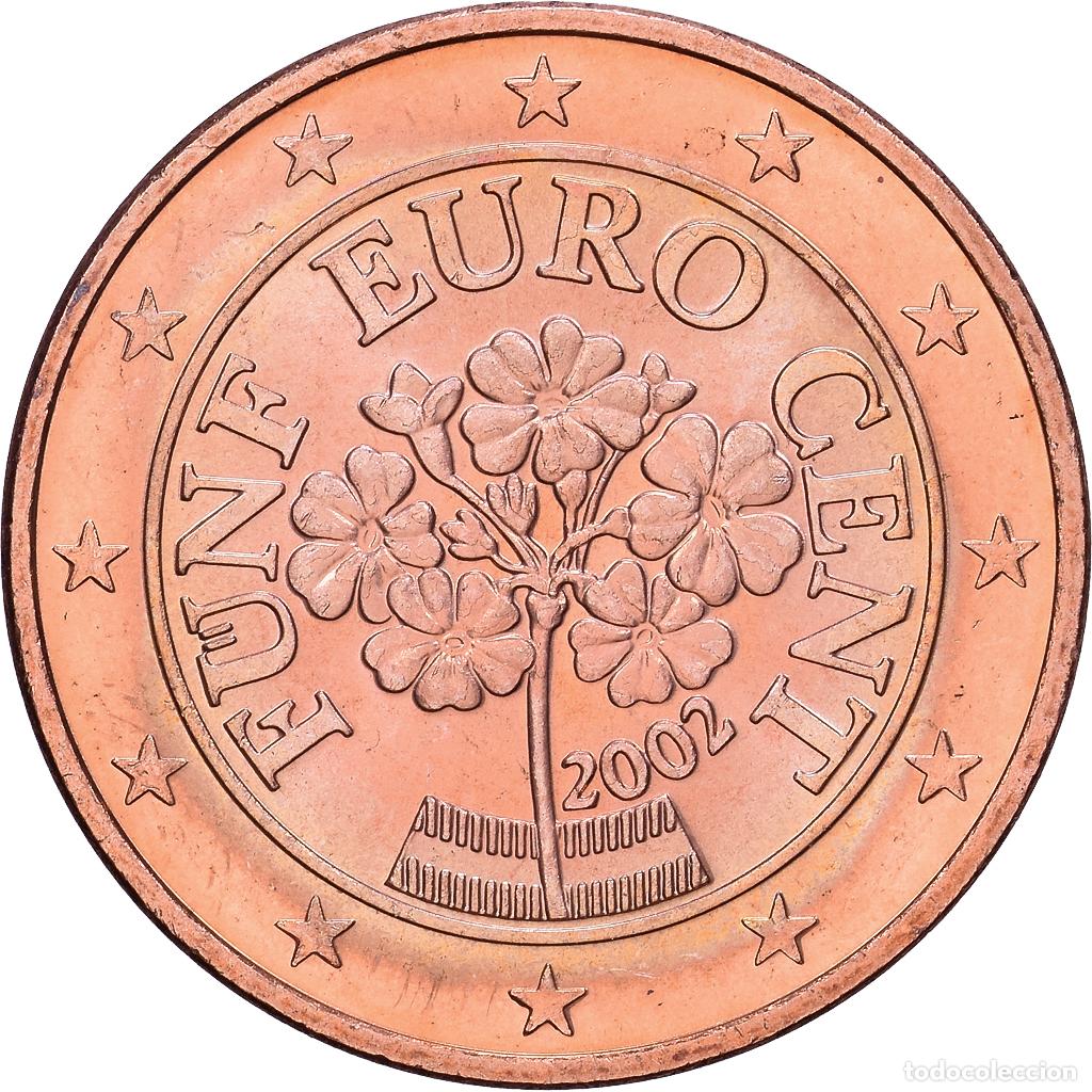 Monedas antiguas de Europa: [#1514232] Austria, 5 Centimes, 2002, Vienna, Cobre chapado en acero, SC