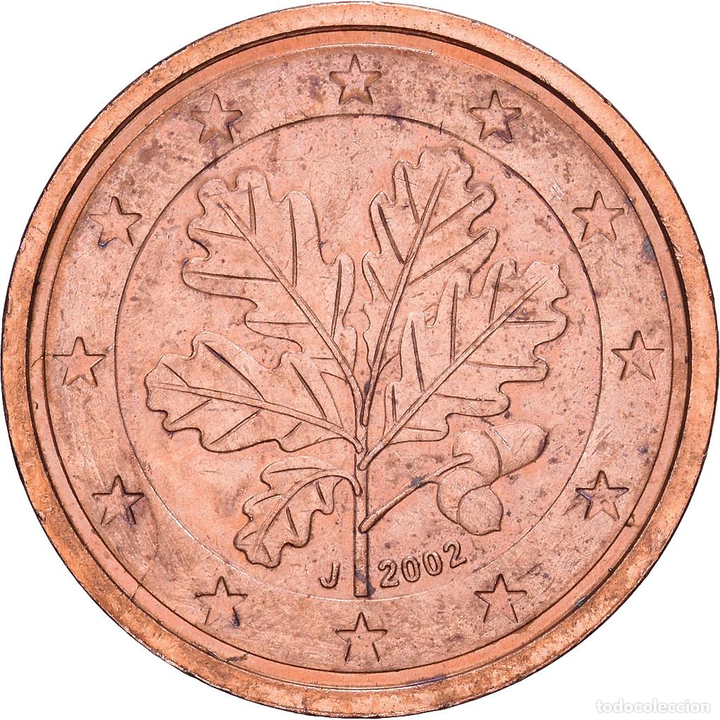 Monedas antiguas de Europa: [#1514267] Alemania, 2 Centimes, 2002, Hambourg, Acier plaqu&eacute; cuivre, MBC+, KM:208