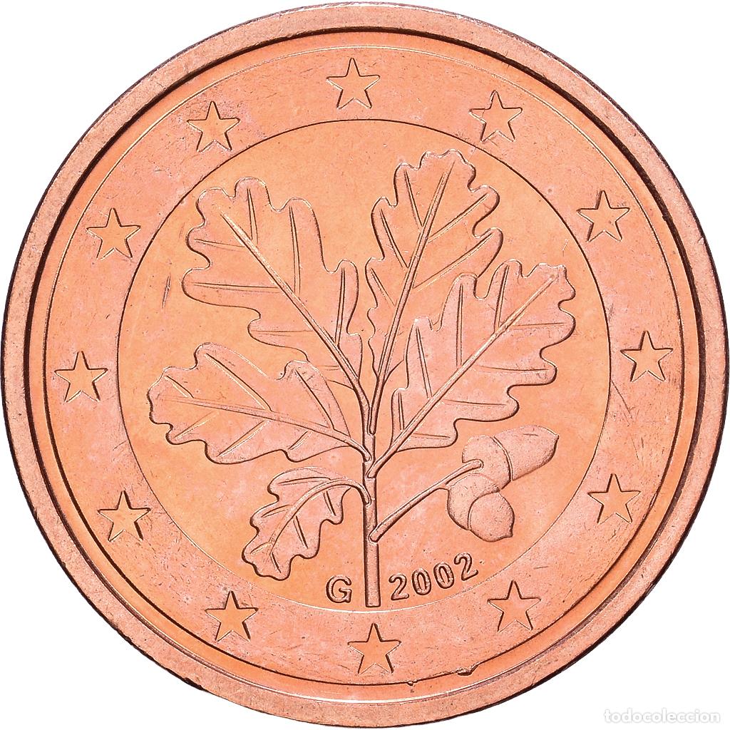 Monedas antiguas de Europa: [#1514268] Alemania, 2 Centimes, 2002, Karlsruhe, Acier plaqu&eacute; cuivre, SC, KM:208