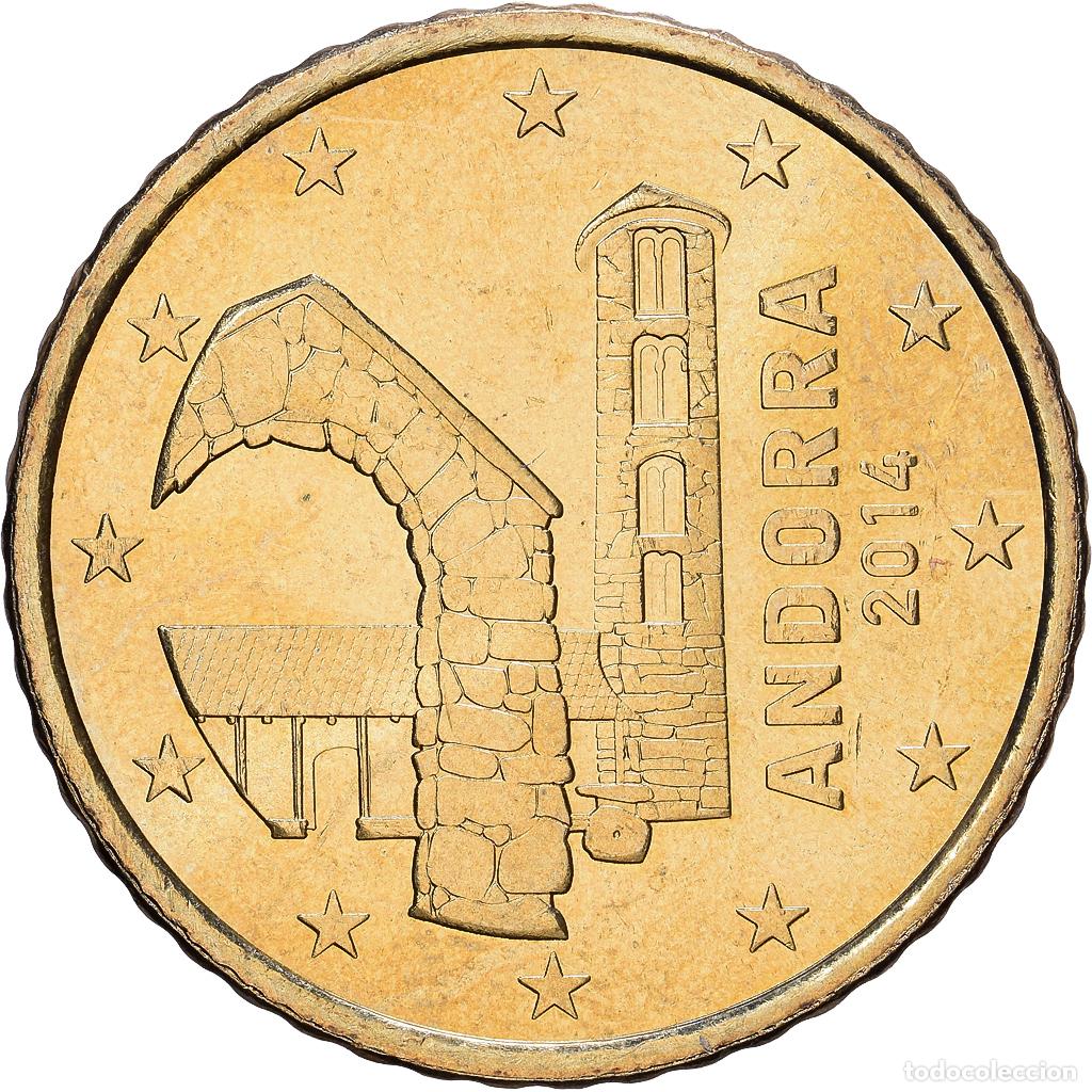 Monedas antiguas de Europa: [#1514045] Andorra, 50 Euro Cent, 2014, Lat&oacute;n, EBC, KM:New