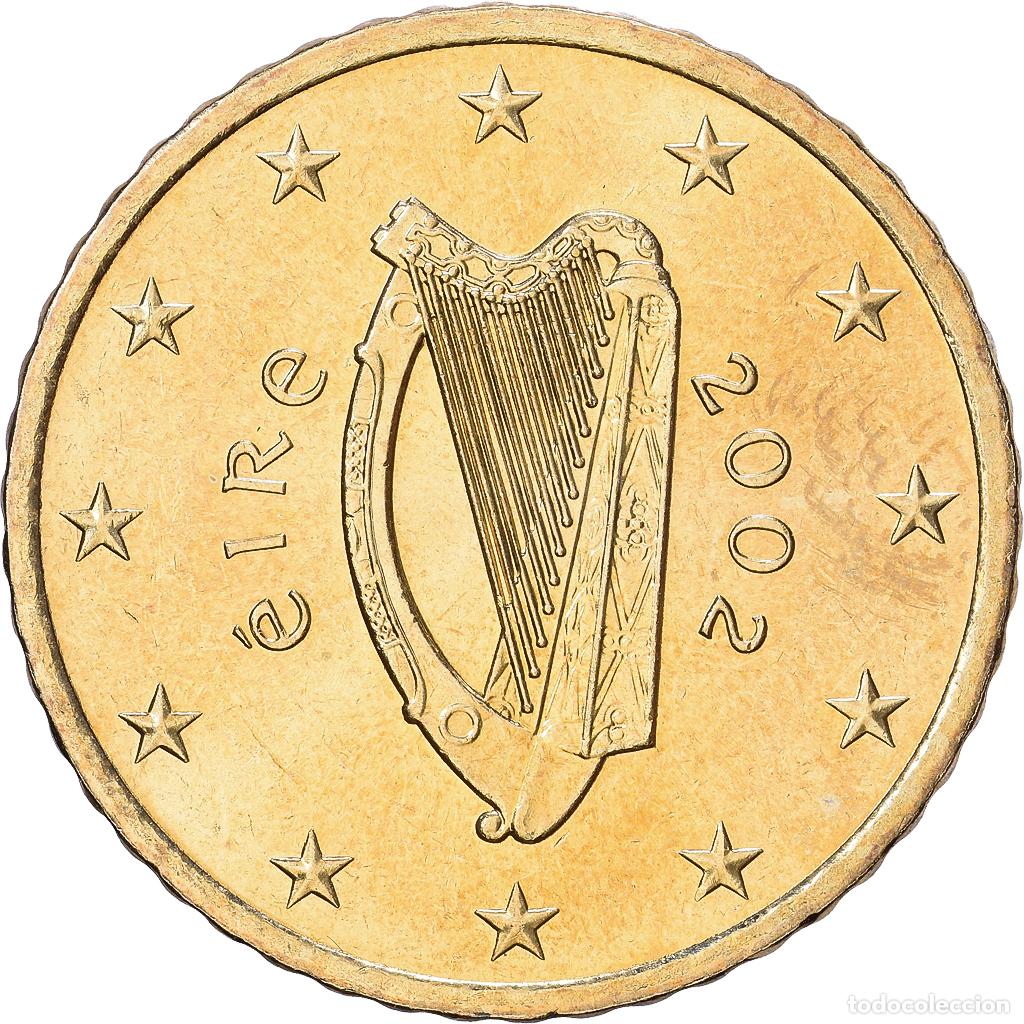 Monedas antiguas de Europa: [#1514072] REP&Uacute;BLICA DE IRLANDA, 50 Euro Cent, 2002, Sandyford, Lat&oacute;n, SC, KM:37