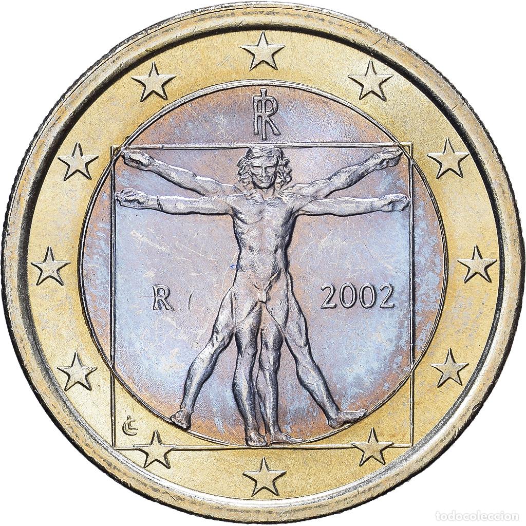 Monedas antiguas de Europa: [#1514110] Italia, 1 Euro, 2002, Rome, Bimet&aacute;lico, MBC+