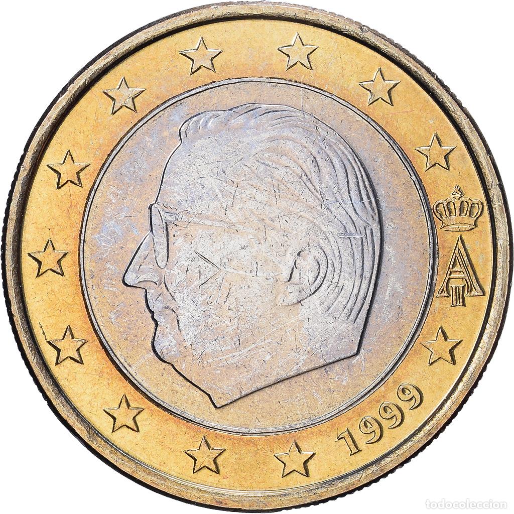 Monedas antiguas de Europa: [#1514117] B&eacute;lgica, Albert II, 1 Euro, 1999, Brussels, Bimet&aacute;lico, EBC