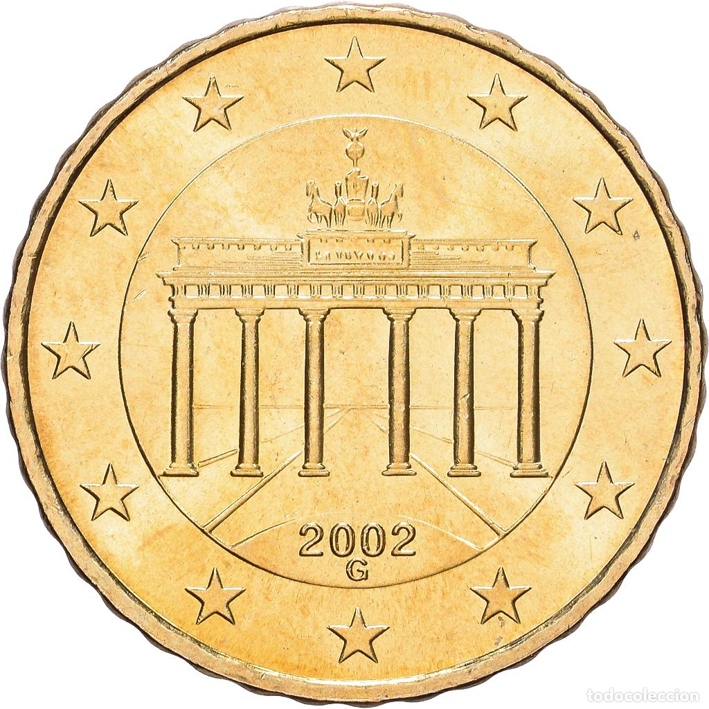 Moedas antigas da Europa: [#1514208] Alemania, 10 Centimes, 2002, Karlsruhe, Nordic gold, SC
