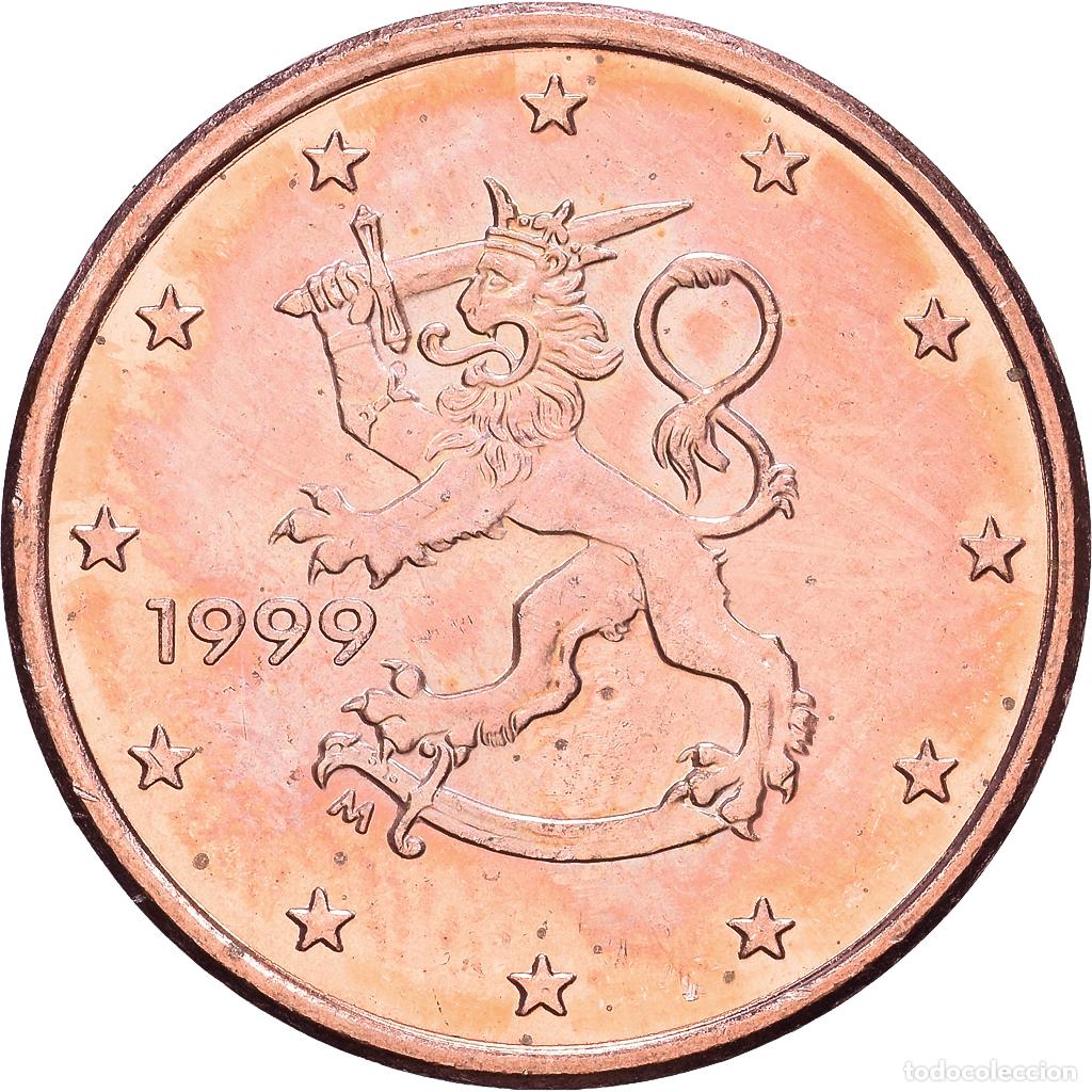 Monete antiche di Europa: [#1514226] Finlandia, 5 Centimes, 1999, Vantaa, Cobre chapado en acero, EBC+