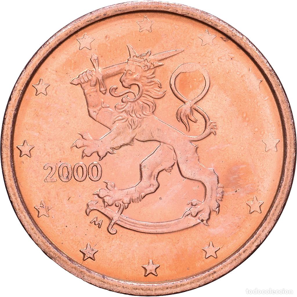 Monedas antiguas de Europa: [#1514258] Finlandia, 2 Centimes, 2000, Vantaa, Cobre chapado en acero, EBC+, KM:99
