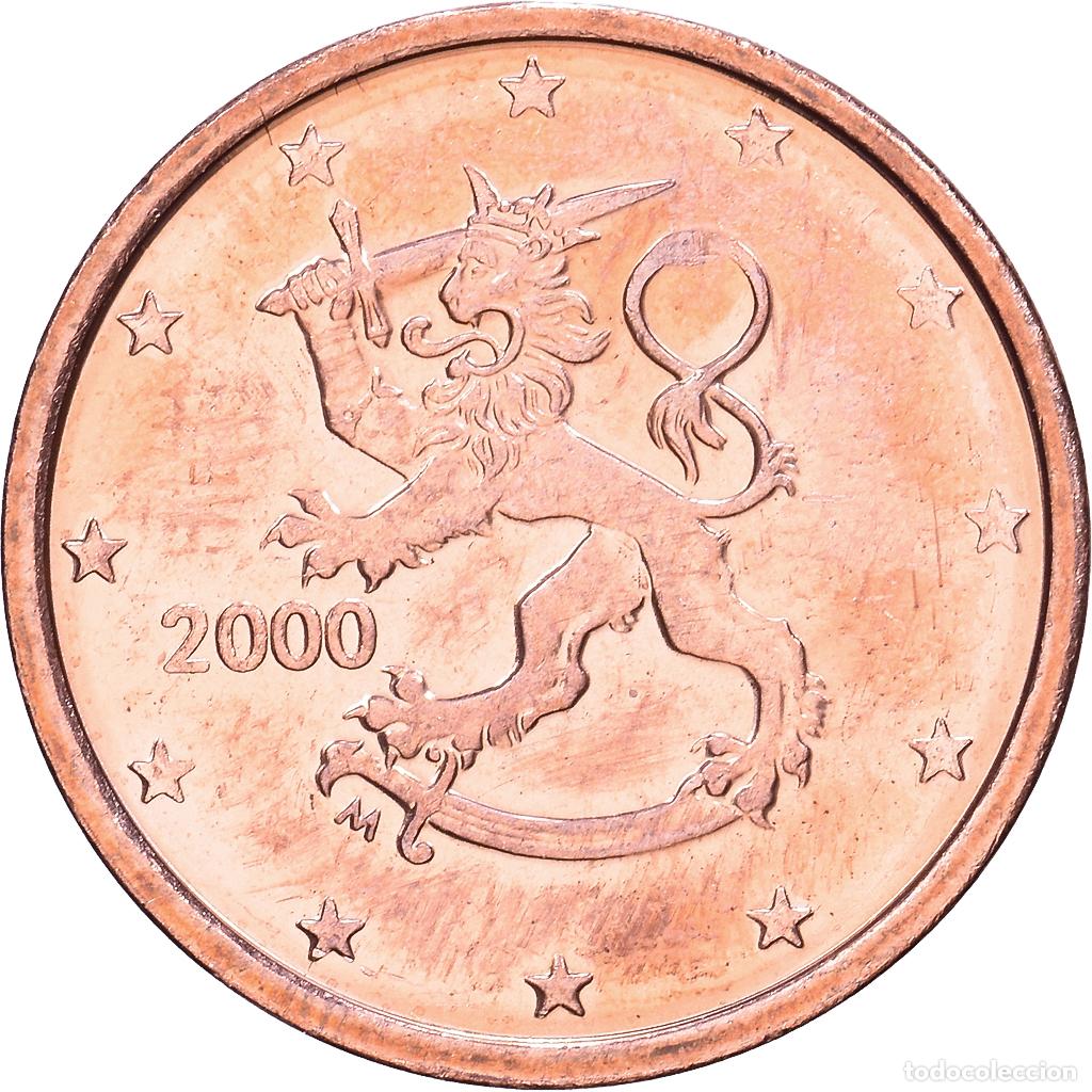 Monedas antiguas de Europa: [#1514259] Finlandia, 2 Centimes, 2000, Vantaa, Cobre chapado en acero, EBC, KM:99