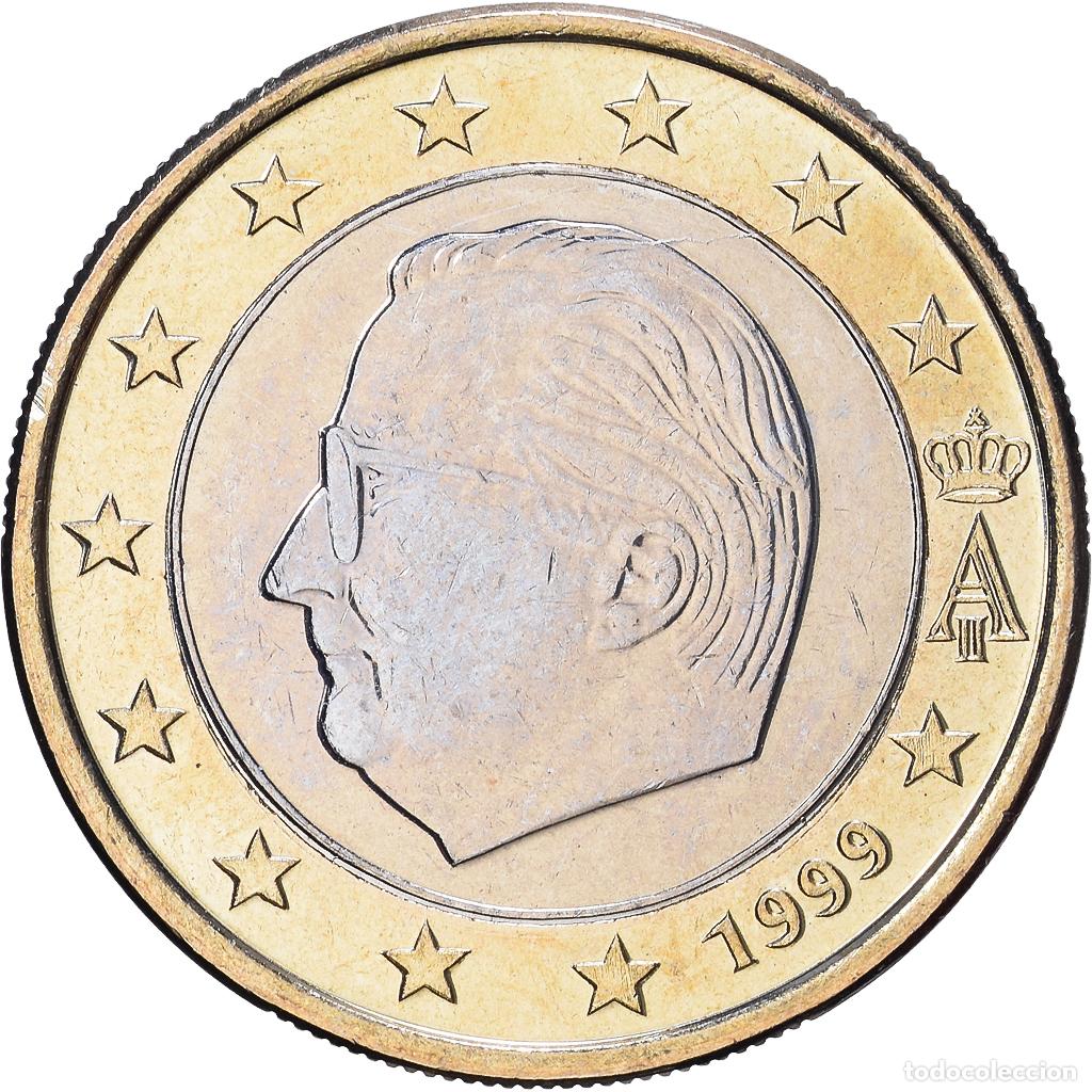 Monedas antiguas de Europa: [#1514118] B&eacute;lgica, Albert II, 1 Euro, 1999, Brussels, Bimet&aacute;lico, SC