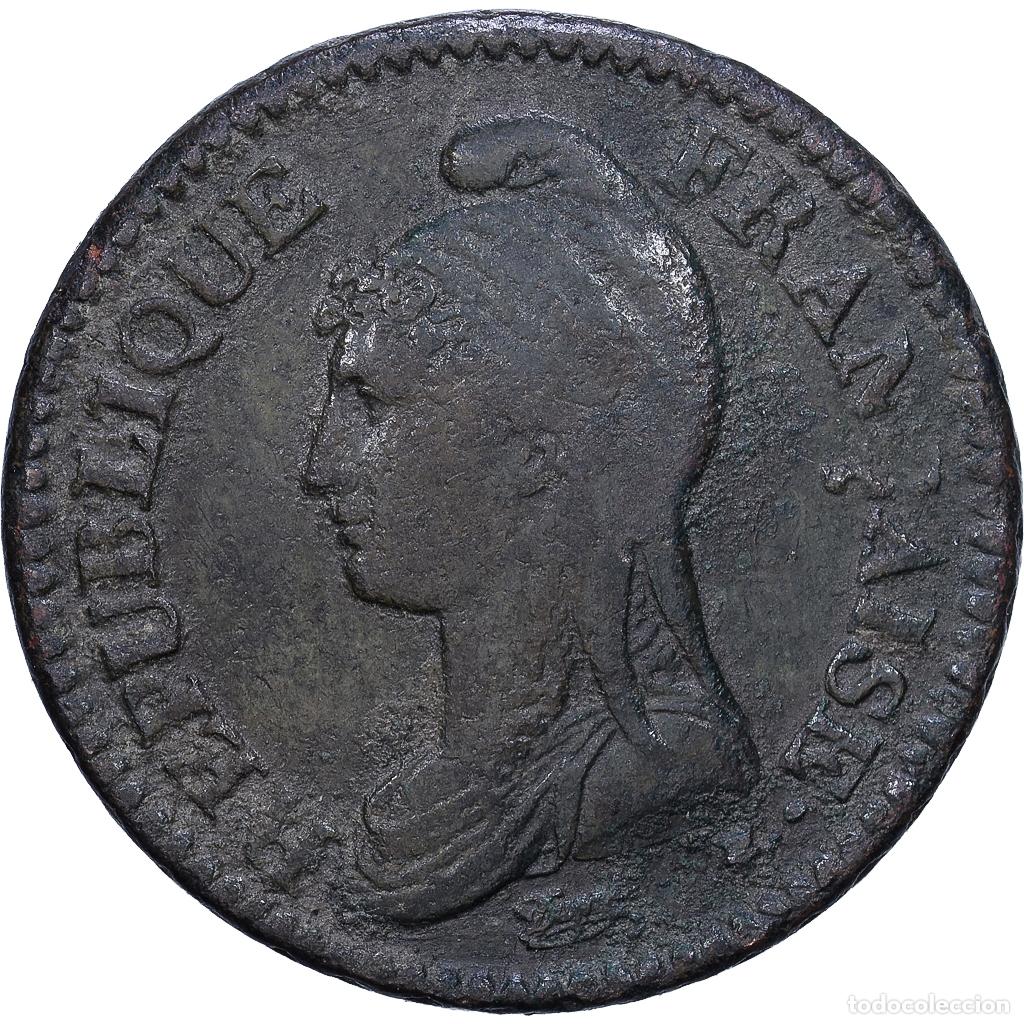 Monedas antiguas de Europa: [#1552622] Francia, Decime, Dupr&eacute;, AN 8 (1799-1800), Paris, Directoire et Consulat