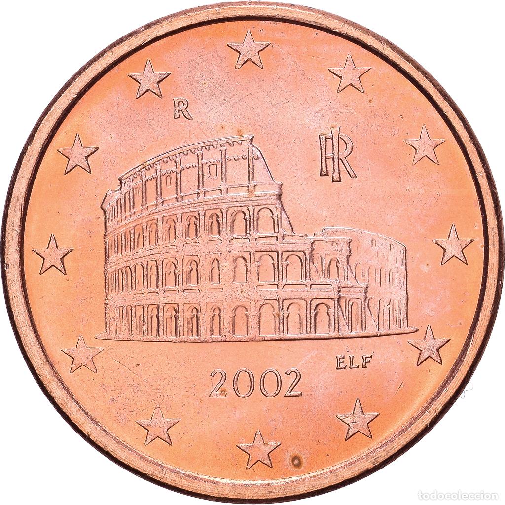 Monedas antiguas de Europa: [#1514222] Italia, 5 Centimes, 2002, Cobre chapado en acero, EBC+