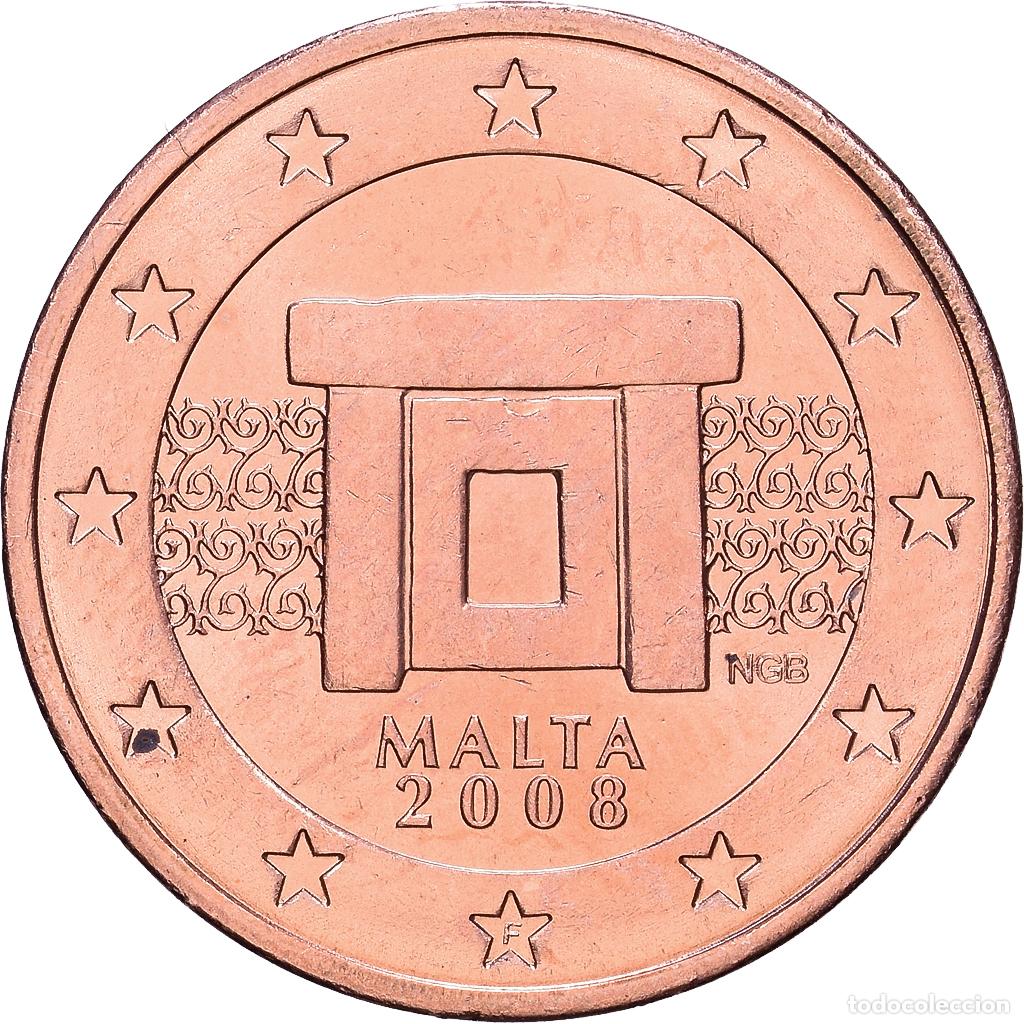Monedas antiguas de Europa: [#1514246] Malta, 2 Centimes, 2008, MDP, Cobre chapado en acero, SC