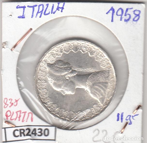 Monedas antiguas de Europa: CR2430 MONEDA ITALIA 500 LIRAS 1958 PLATA