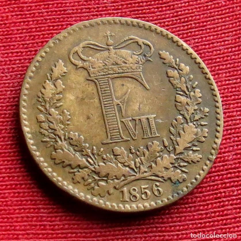 Monedas antiguas de Europa: Dinamarca 1 skilling 1856 #2