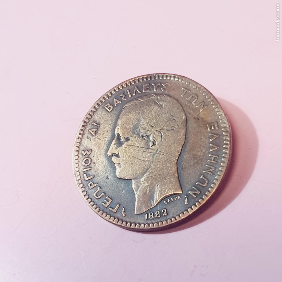 Monedas antiguas de Europa: MONEDA-GRECIA-10 LEPTA-JORGE I-1882-VER FOTOGRAF&Iacute;AS-COLECCIONISTAS.