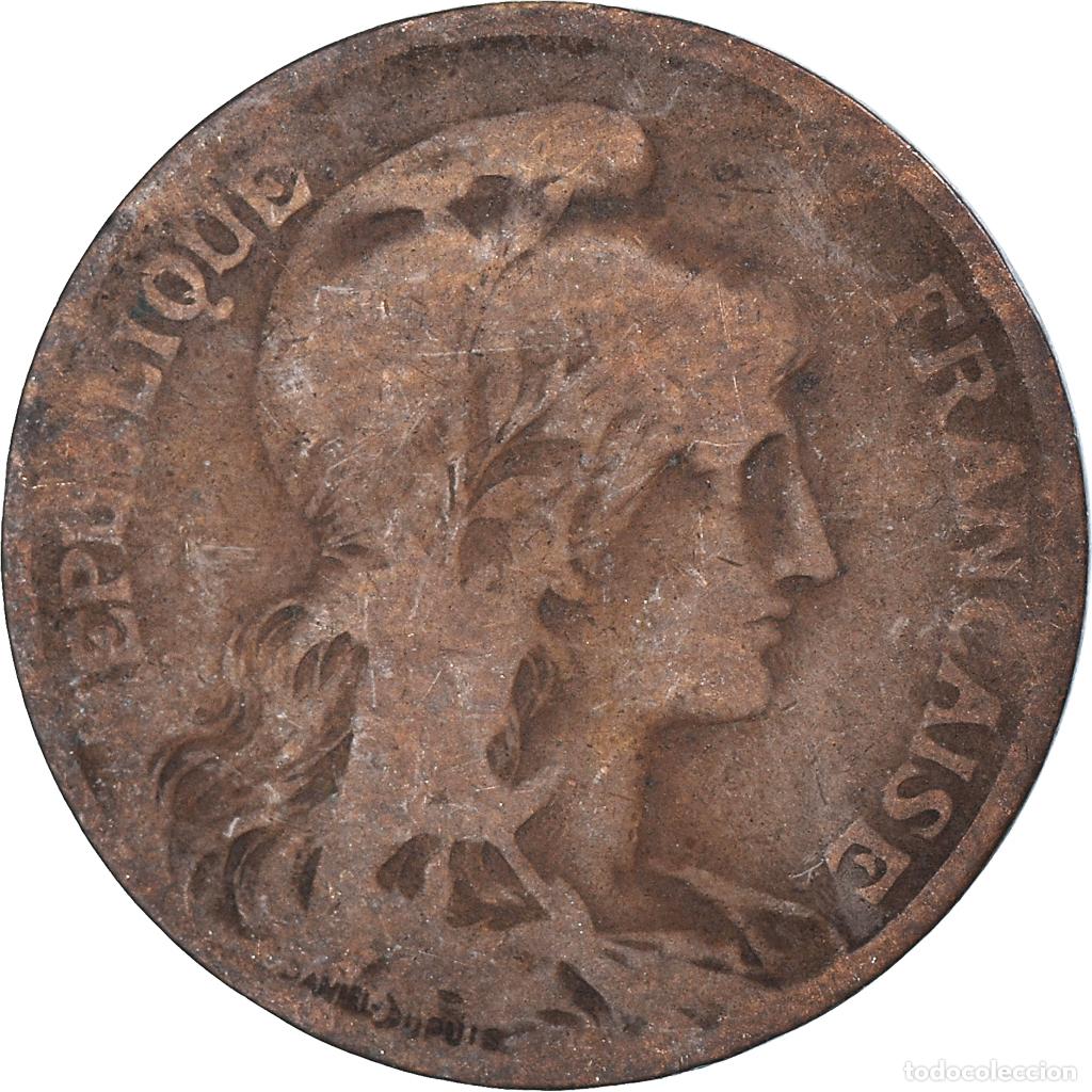 Monedas antiguas de Europa: [#1095385] Moneda, Francia, 5 Centimes, 1901