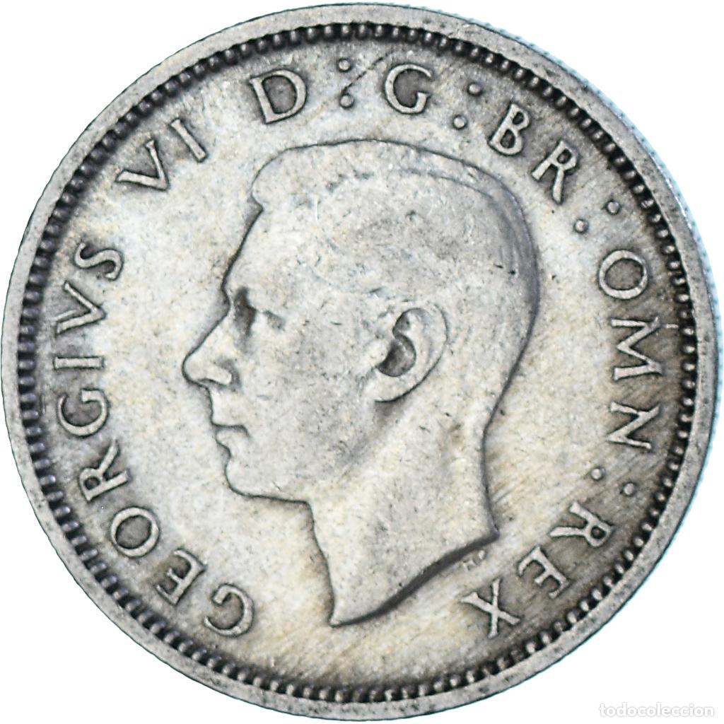 Monedas antiguas de Europa: [#1355859] Moneda, Gran Breta&ntilde;a, 6 Pence, 1947