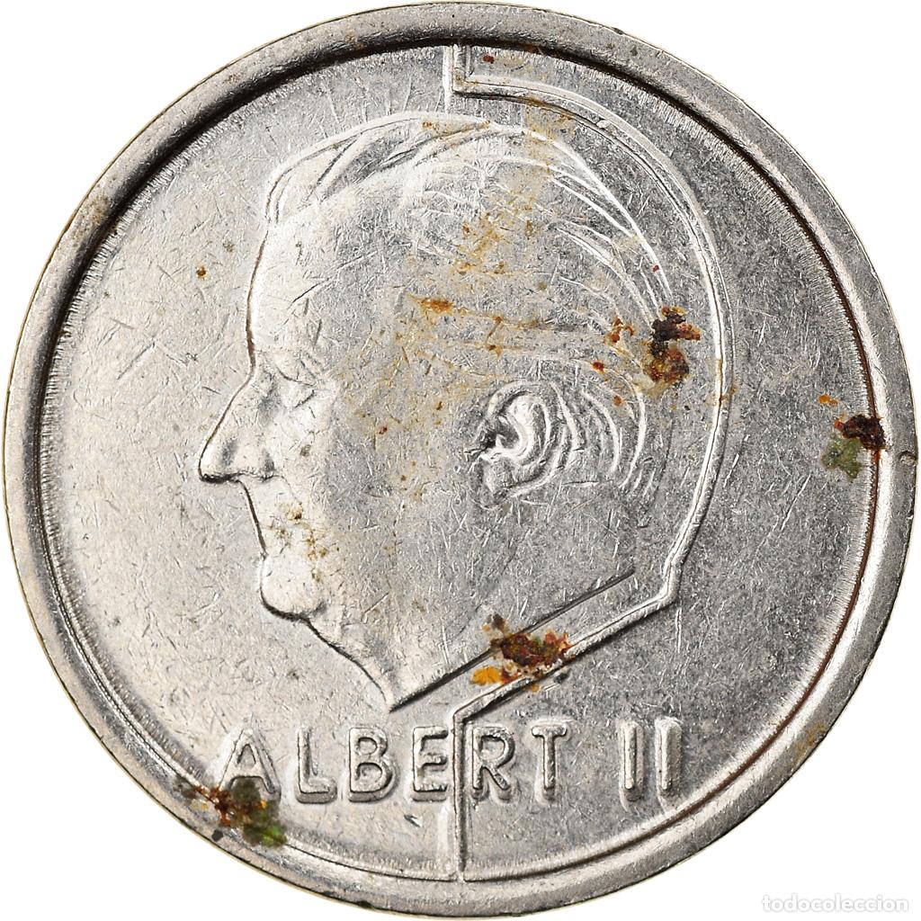 Monedas antiguas de Europa: [#799007] Moneda, B&eacute;lgica, Albert II, Franc, 1996, MBC, N&iacute;quel chapado en hierro, KM:188
