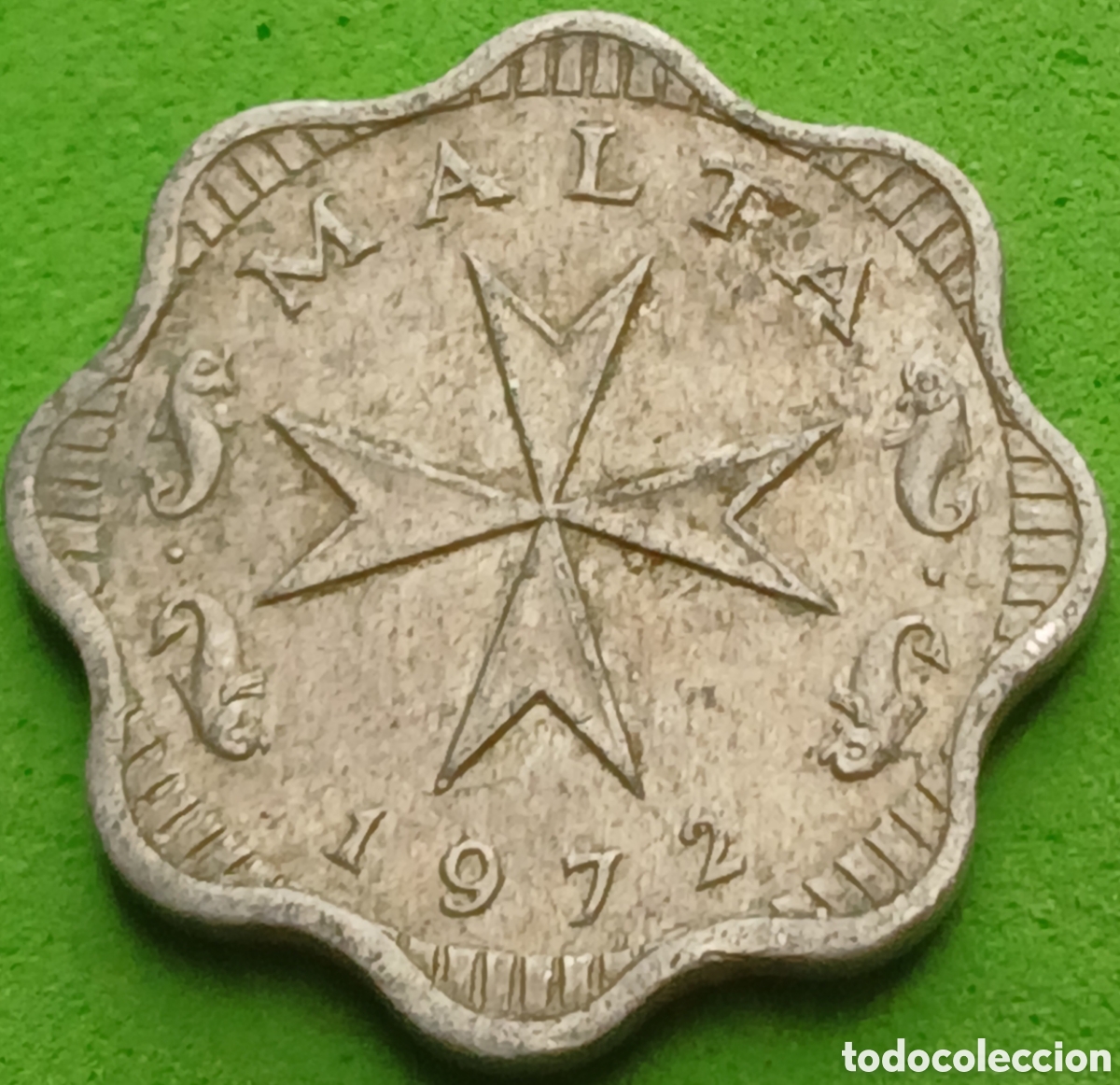 Monedas antiguas de Europa: Malta 2 mils 1972 km#5