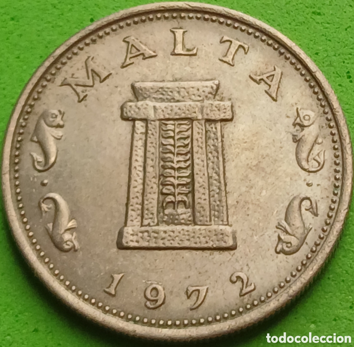 Monedas antiguas de Europa: Malta 5 cents 1972 km#10