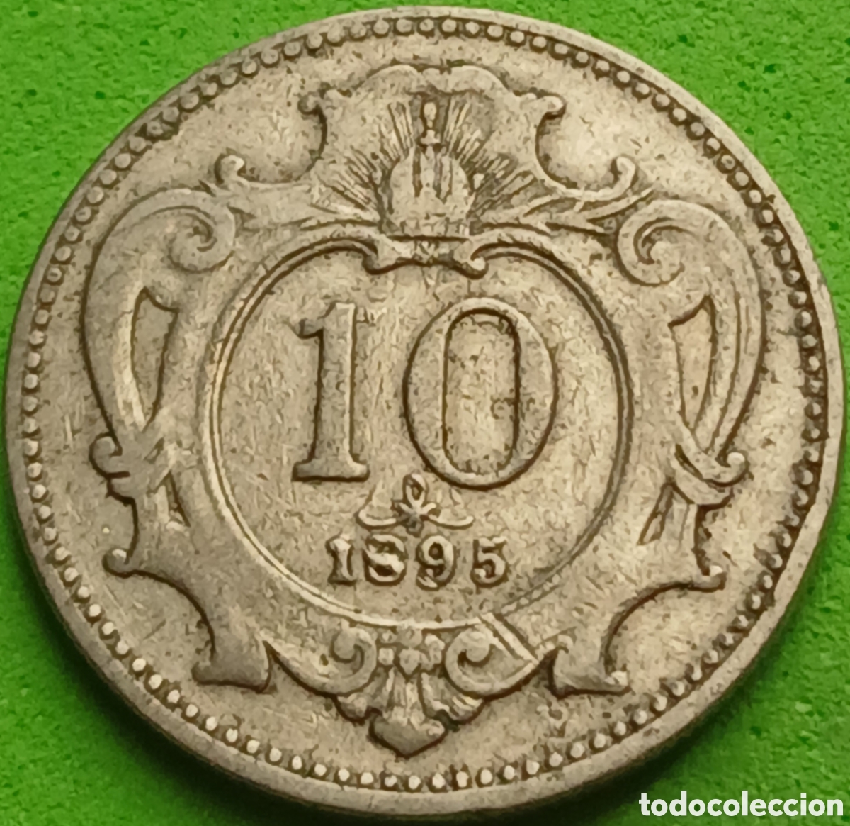 Monedas antiguas de Europa: Austria 10 hellers 1895 km#2802
