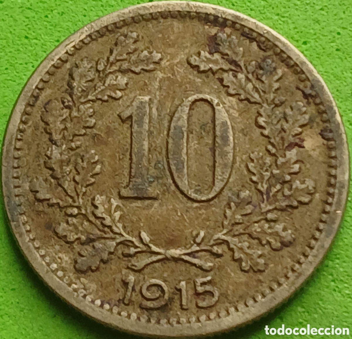Monedas antiguas de Europa: Austria 10 hellers 1915 km#2822