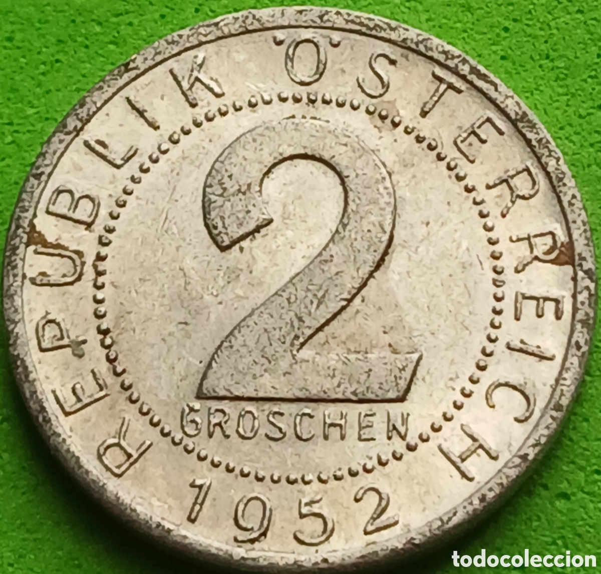 Monedas antiguas de Europa: Austria 2 groschen 1952 km#2876