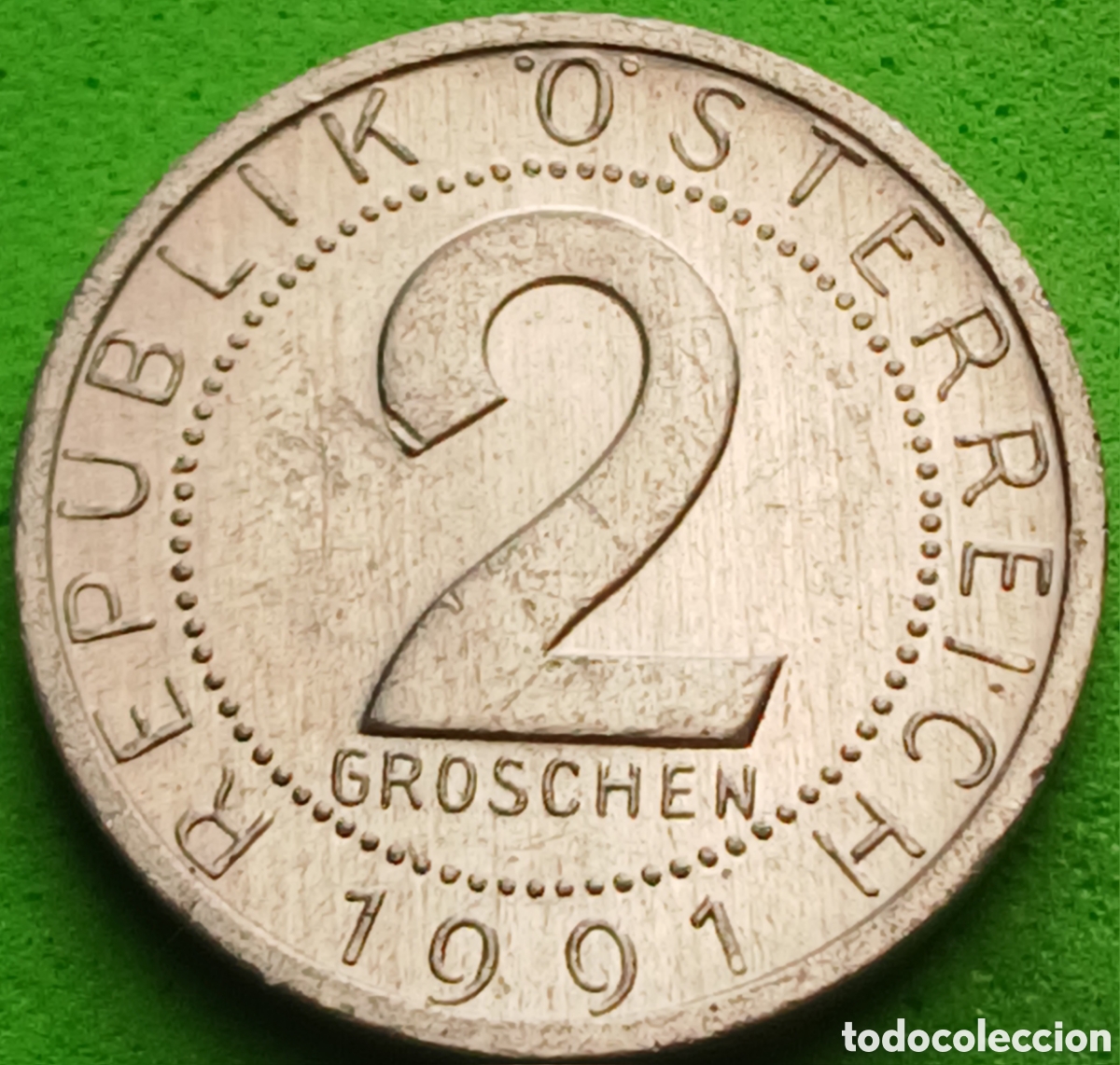 Monedas antiguas de Europa: Austria 2 groschen 1991 km#2876