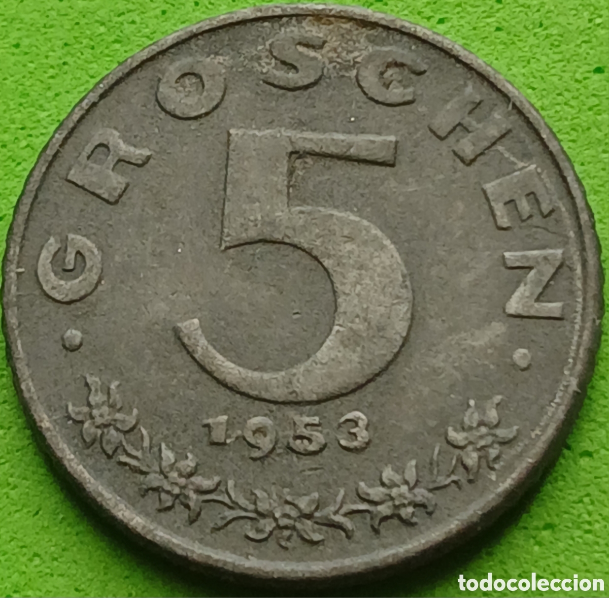 Monedas antiguas de Europa: Austria 5 groschen 1953 km#2875