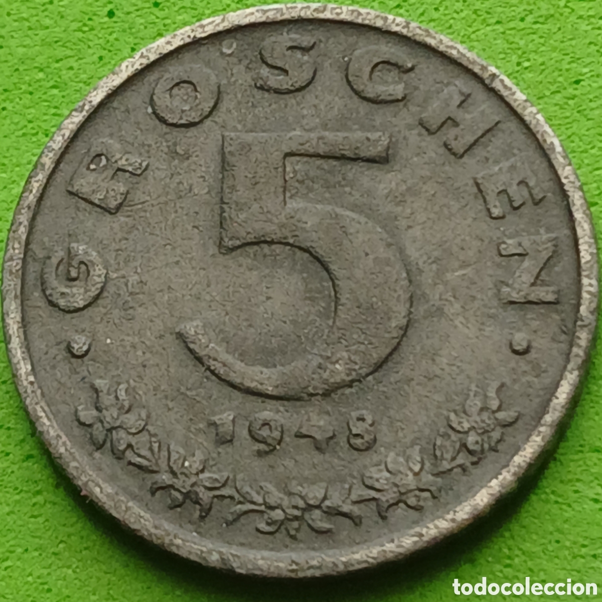 Monedas antiguas de Europa: Austria 5 groschen 1948 km#2875