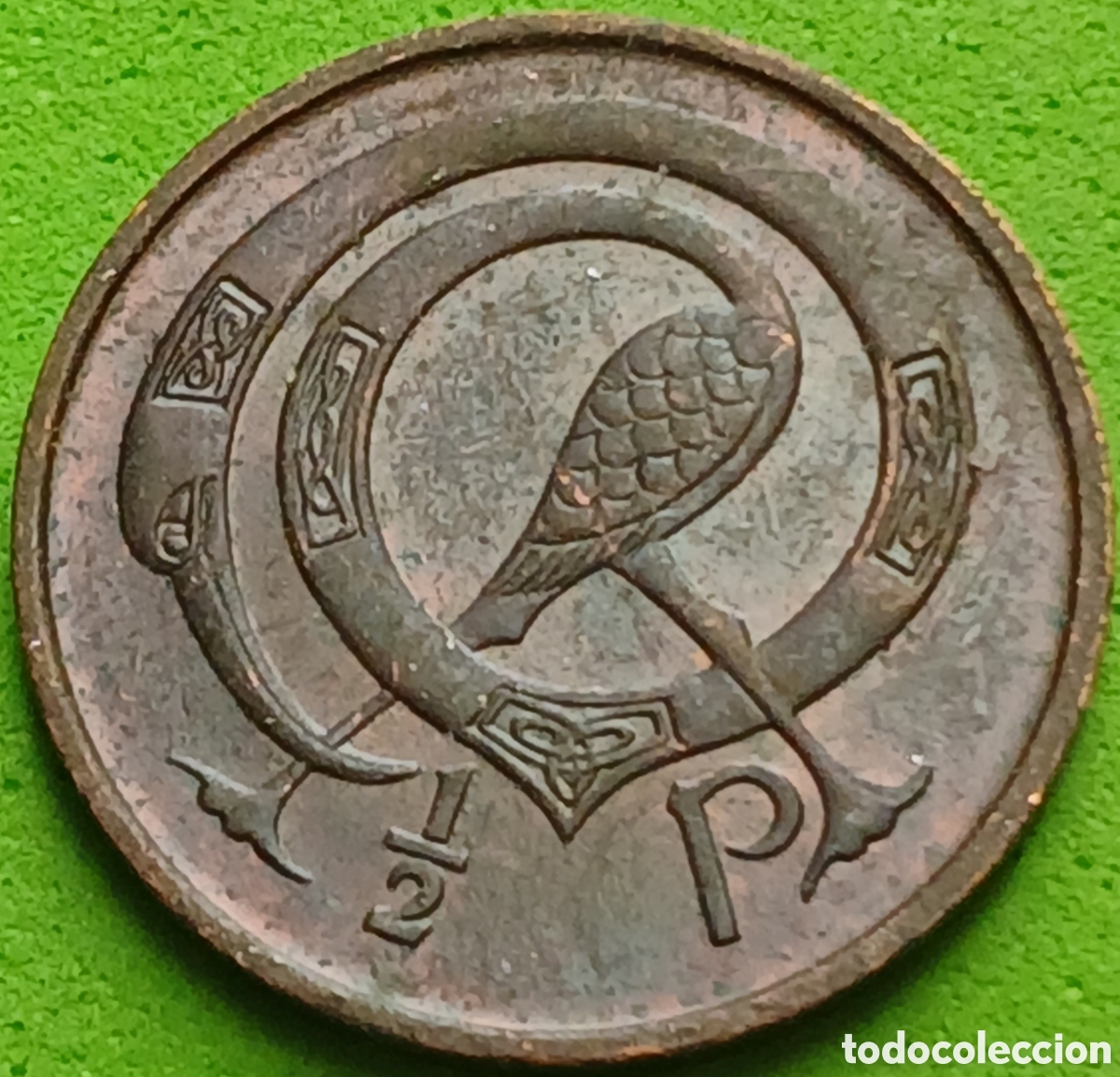 Monedas antiguas de Europa: Irlanda &frac12; penique 1971 km#19