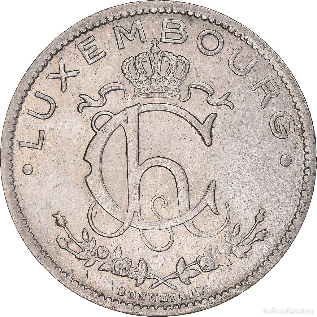 Monedas antiguas de Europa: [#1147630] Moneda, Luxemburgo, Charlotte, Franc, 1935, MBC, N&iacute;quel, KM:35