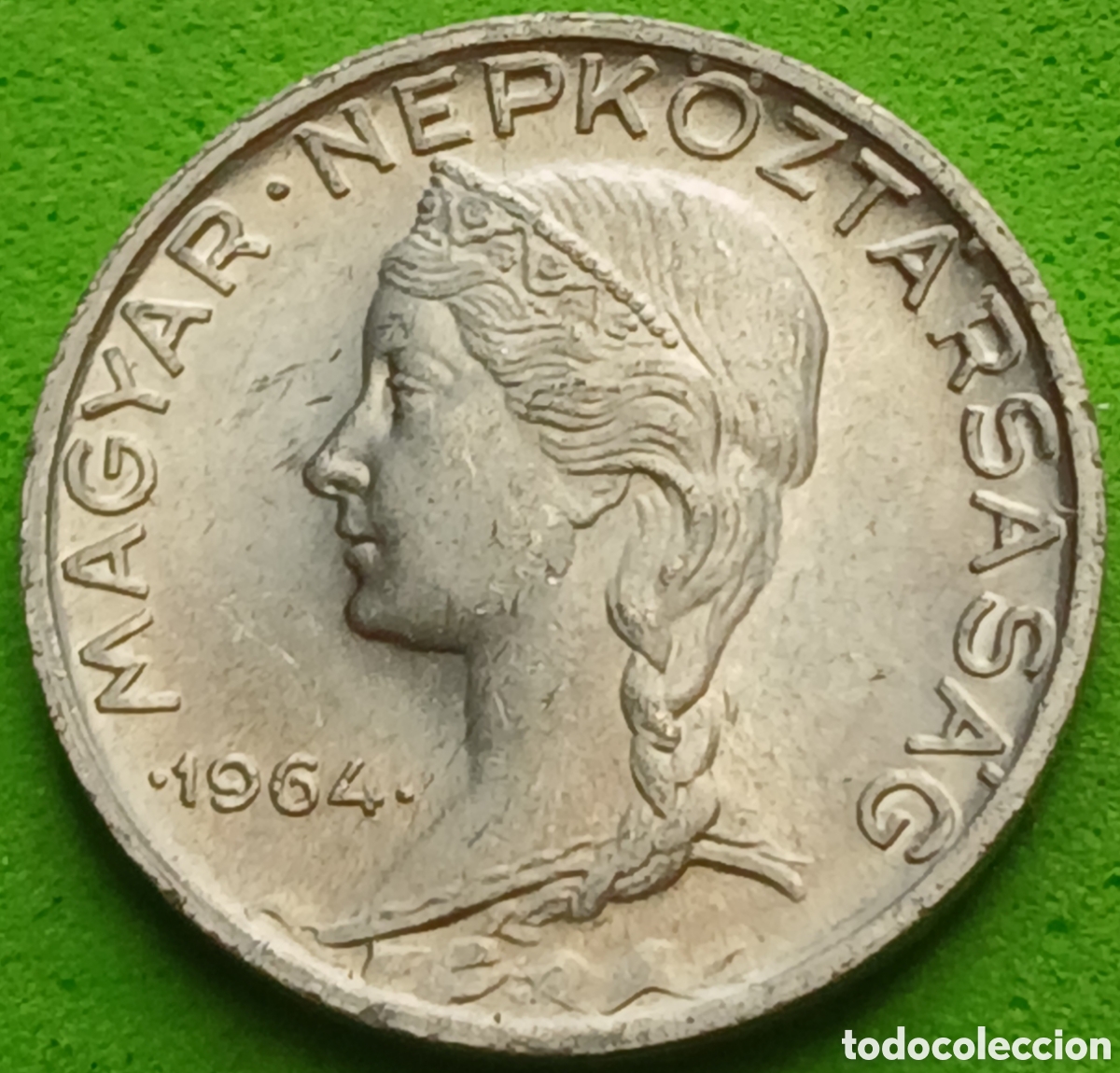 Monedas antiguas de Europa: Hungr&iacute;a 5 filler 1964 km#549