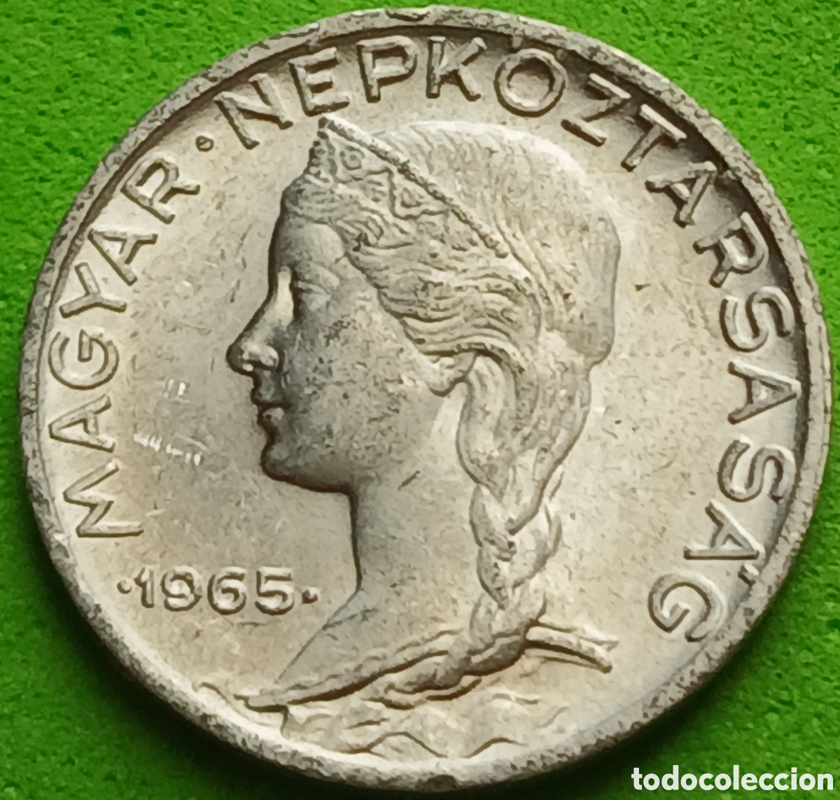 Monedas antiguas de Europa: Hungr&iacute;a 5 filler 1965 km#549
