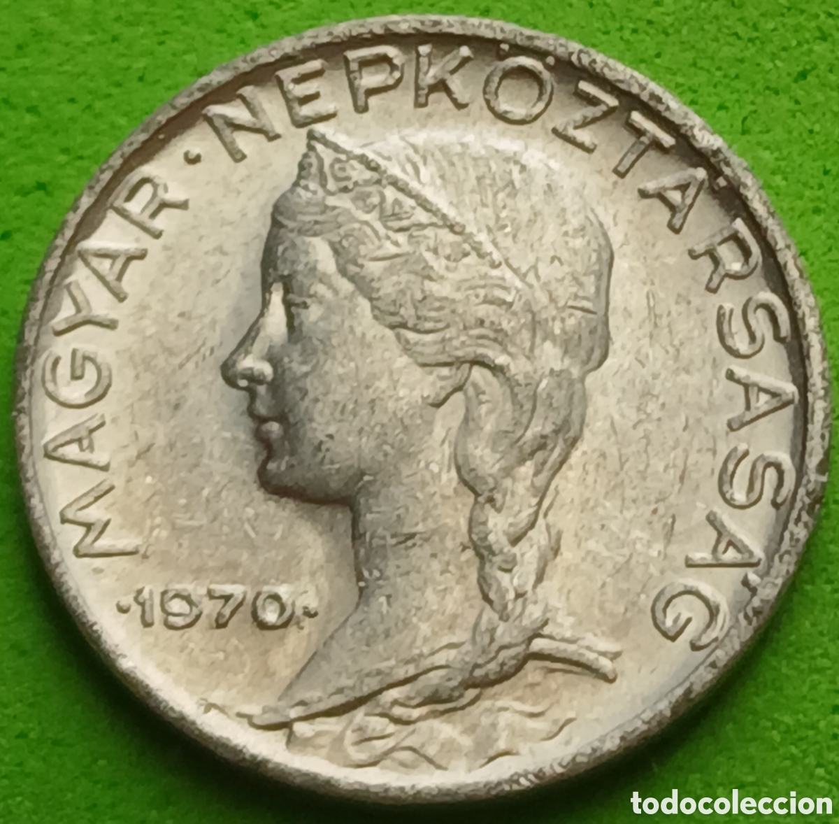 Monedas antiguas de Europa: Hungr&iacute;a 5 filler 1970 km#549
