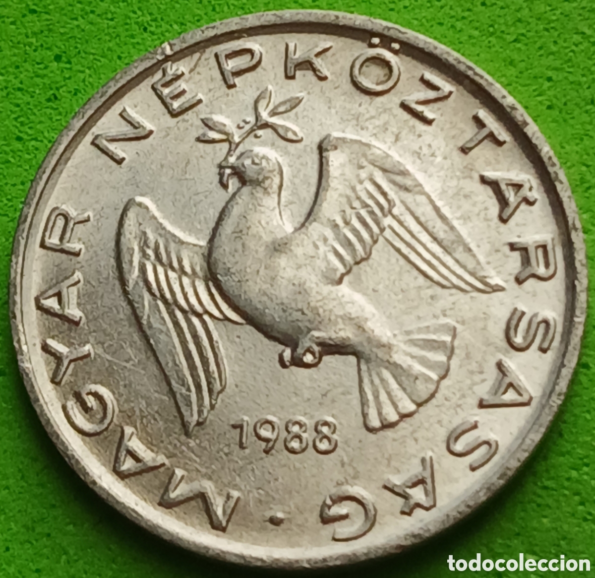 Monedas antiguas de Europa: Hungr&iacute;a 10 filler 1988 km#572