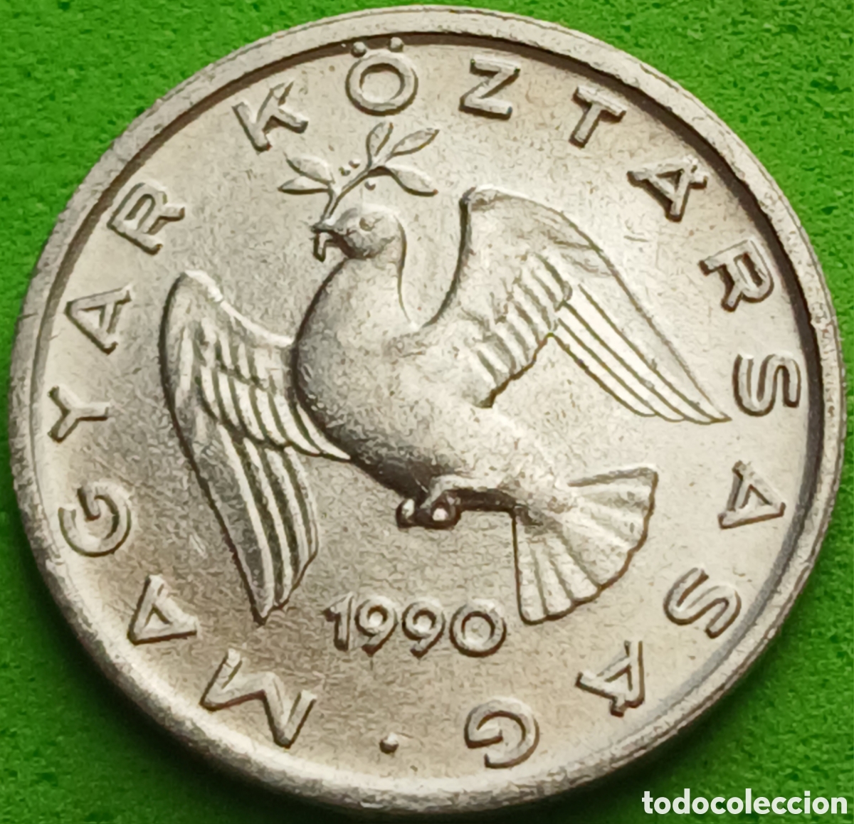 Monedas antiguas de Europa: Hungr&iacute;a 10 filler 1990 km#675