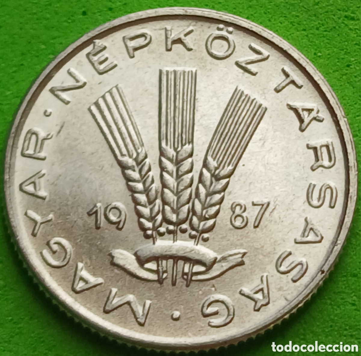 Monedas antiguas de Europa: Hungr&iacute;a 20 filler 1987 km#573