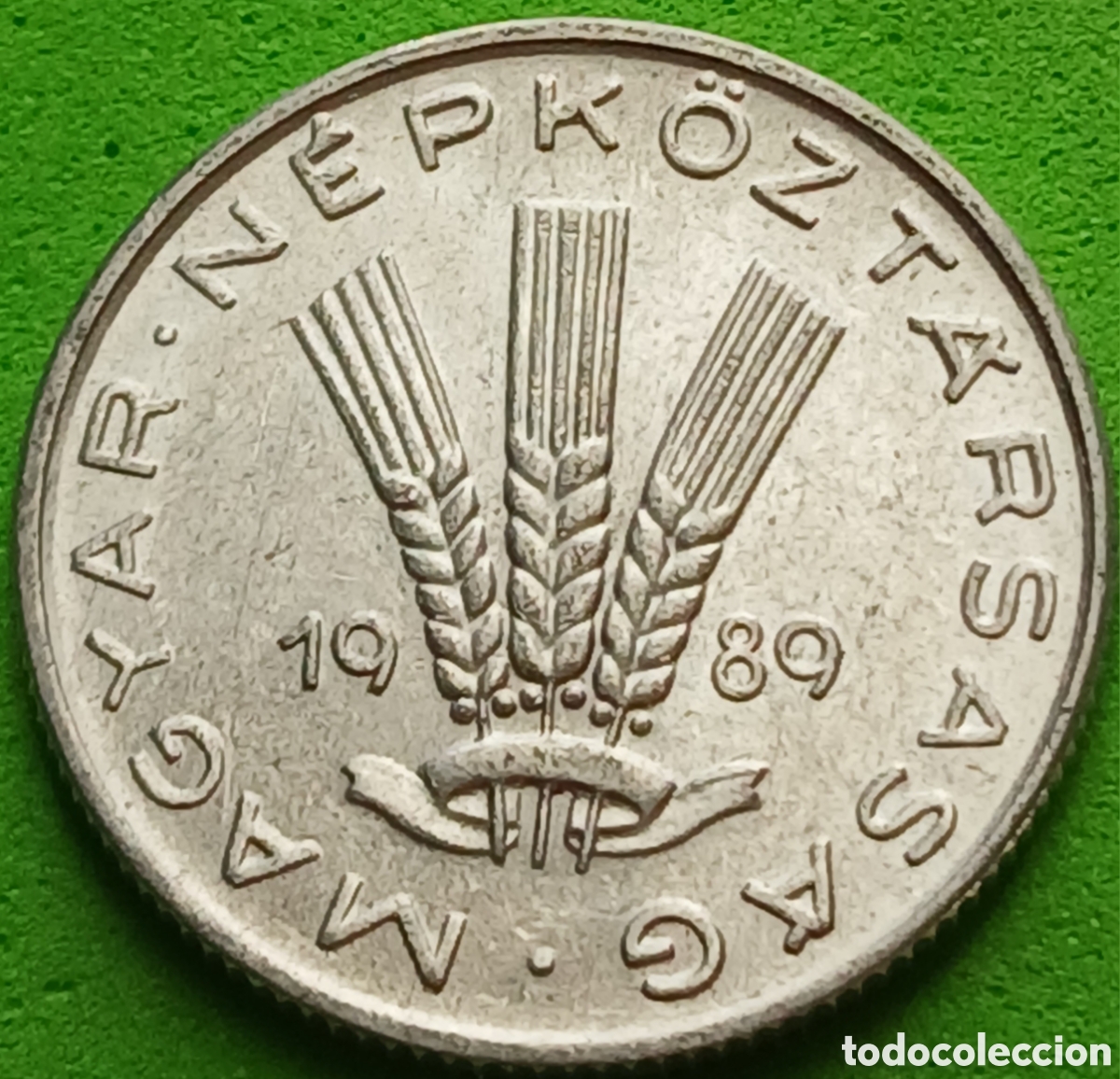 Monedas antiguas de Europa: Hungr&iacute;a 20 filler 1989 km#573