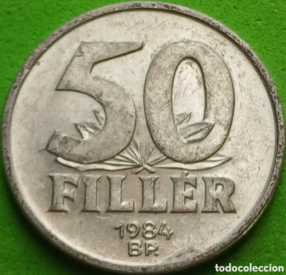 Monedas antiguas de Europa: Hungr&iacute;a 50 filler 1984 km#574