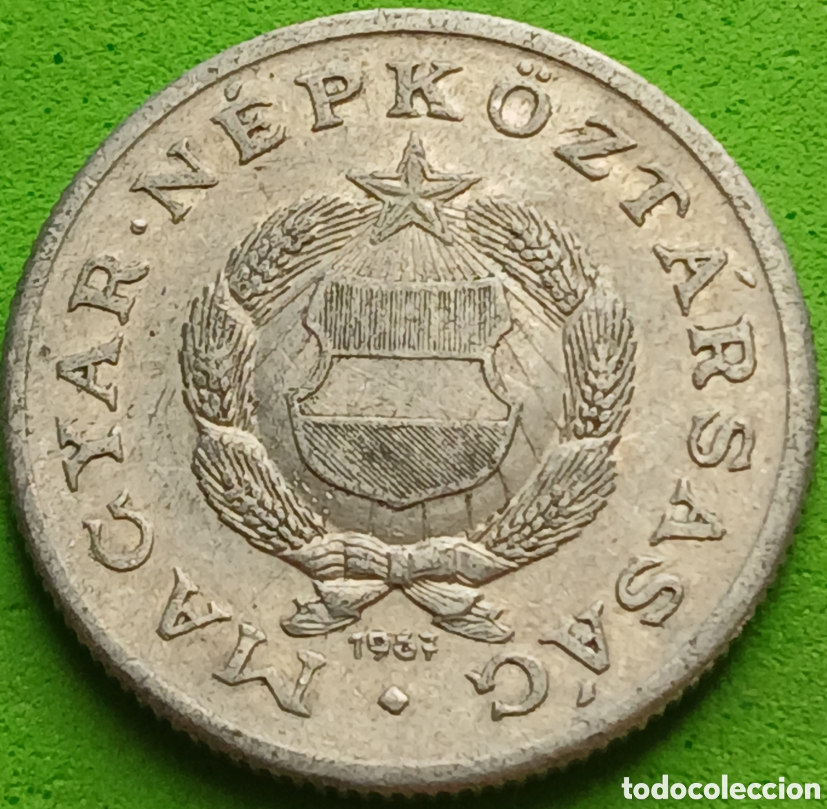 Monedas antiguas de Europa: Hungr&iacute;a 1 forint 1967 km#575