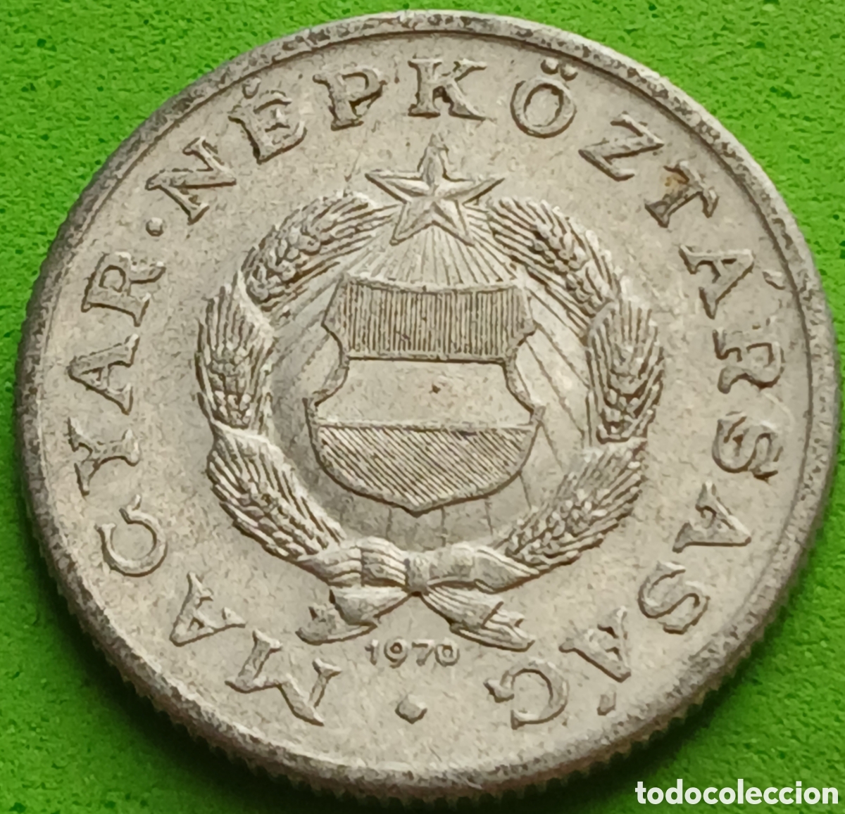 Monedas antiguas de Europa: Hungr&iacute;a 1 forint 1970 km#575