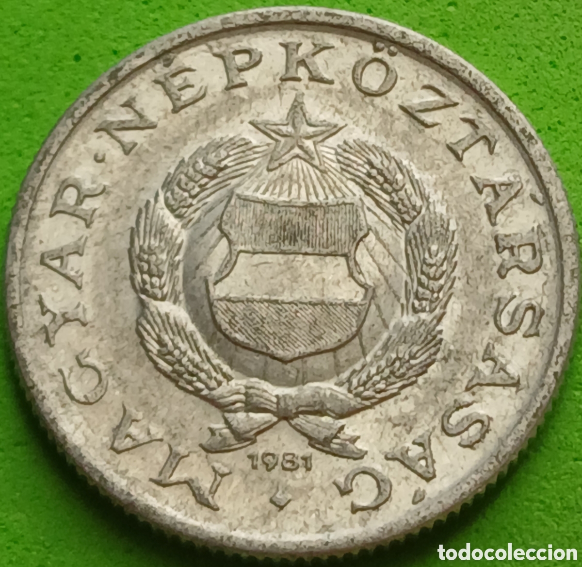 Monedas antiguas de Europa: Hungr&iacute;a 1 forint 1981 km#575