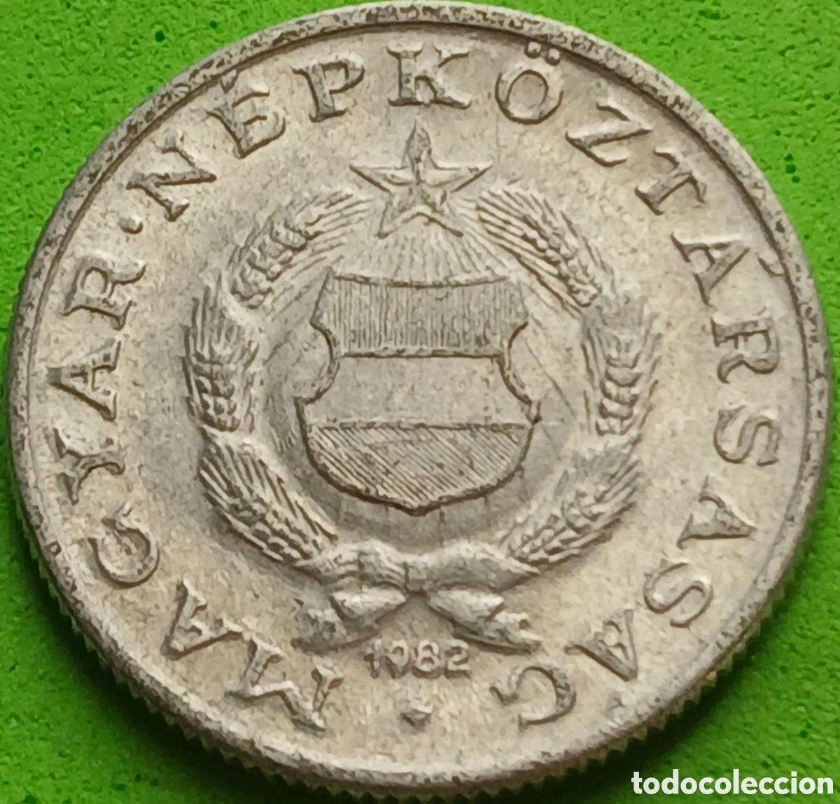 Monedas antiguas de Europa: Hungr&iacute;a 1 forint 1982 km#575