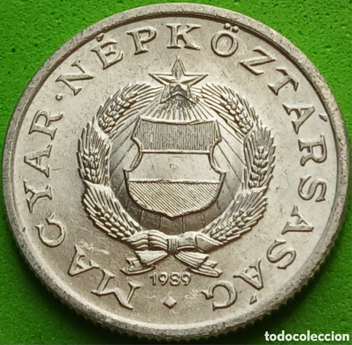 Monedas antiguas de Europa: Hungr&iacute;a 1 forint 1989 km#575