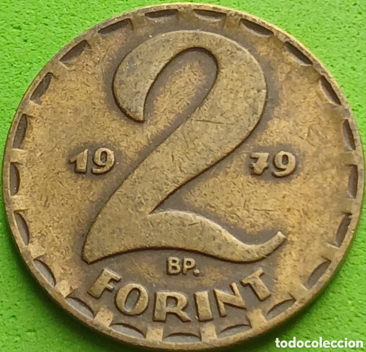Monedas antiguas de Europa: Hungr&iacute;a 2 forint 1979 km#591