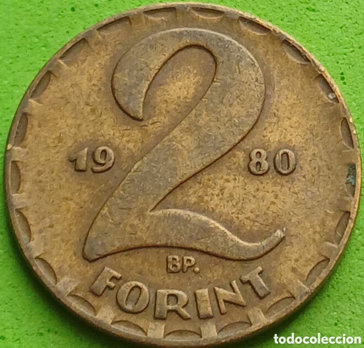 Monedas antiguas de Europa: Hungr&iacute;a 2 forint 1980 km#591