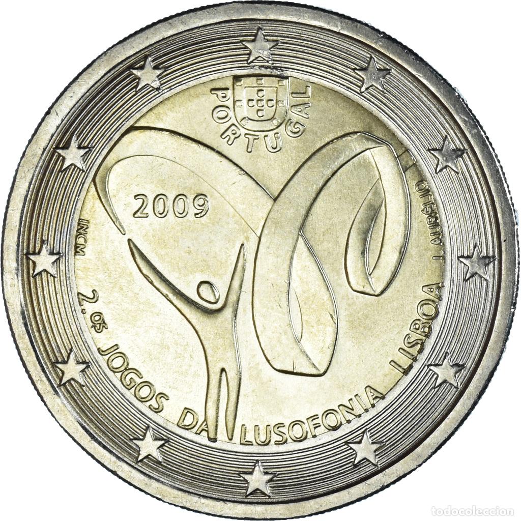 Monete antiche di Europa: [#1100330] Portugal, 2 Euro, Lusophonie, 2009, Lisbon, EBC, Bimet&aacute;lico, KM:786